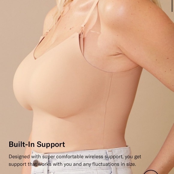 KNIX - Size XXL Leakproof Nursing Maternity Tank in Nude Beige - Picture 4 of 7